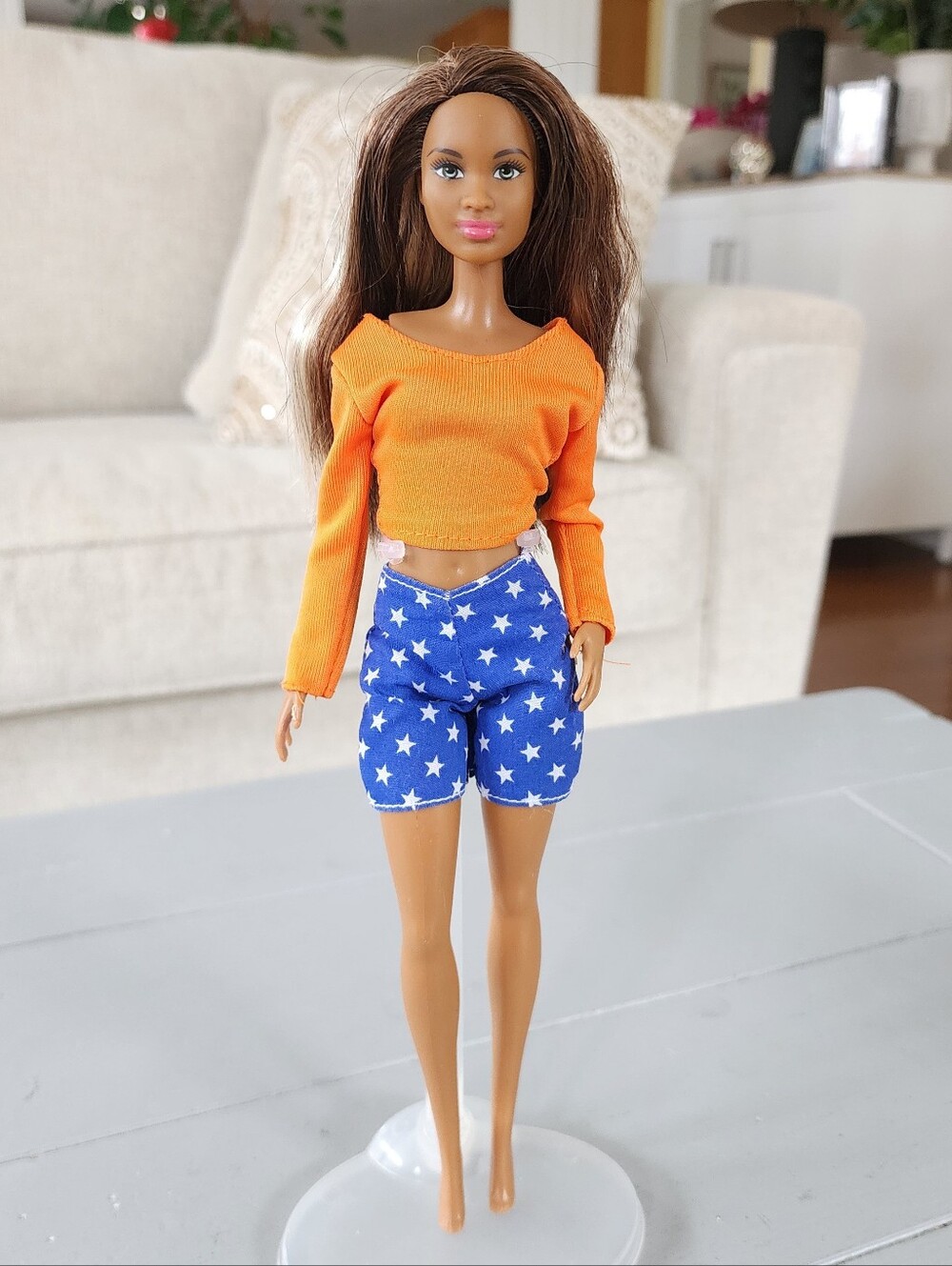 Mattel Barbie Doll Friend Christie / Nikki Brunette Model Pose Beautiful